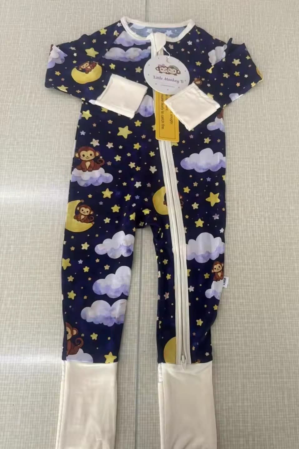 Moonlit Banana Parade Bamboo Convertible Zippy