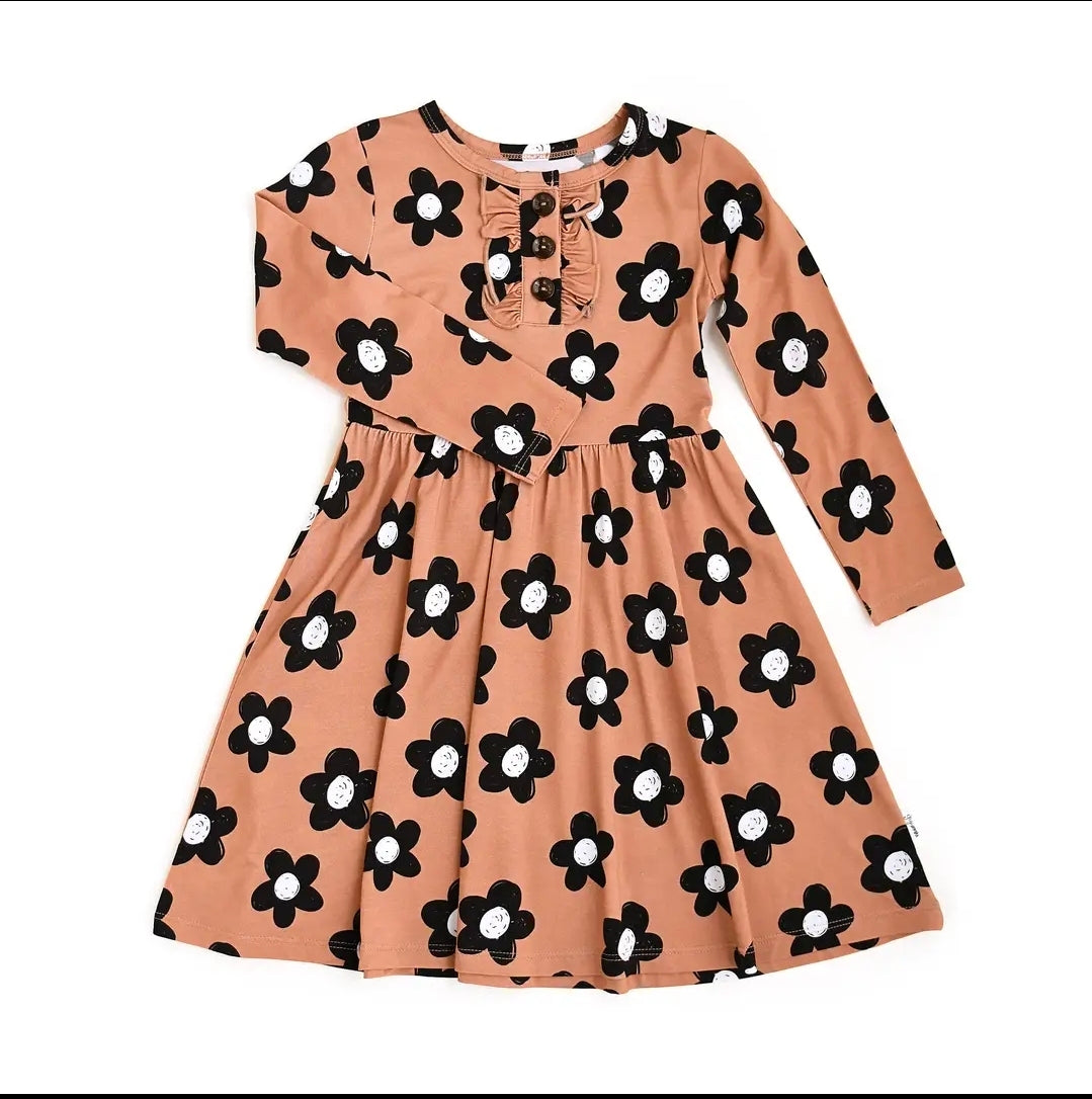 Cocoa Daisy Bloom Bamboo twirl dress