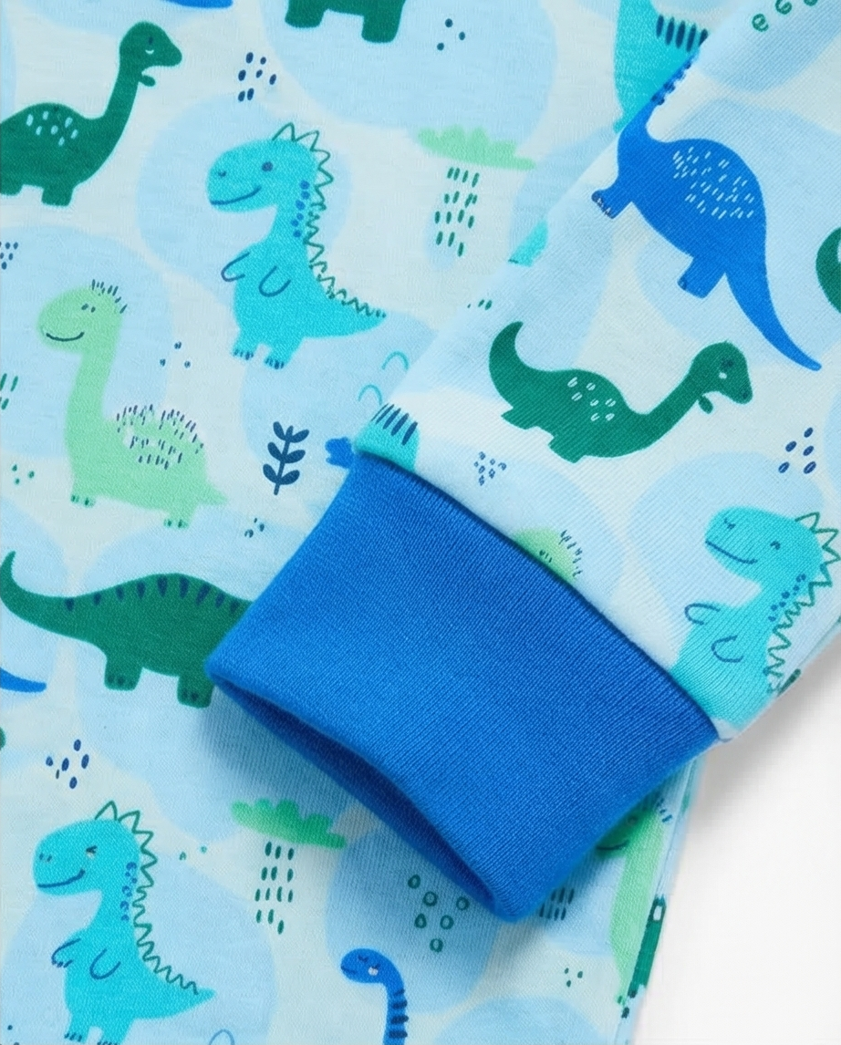 Conjunto de pijama de dos piezas de bambú Dino Dreamland