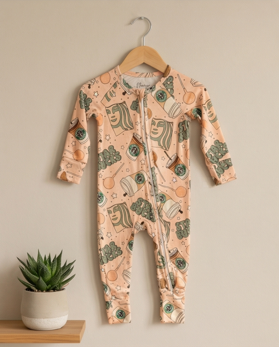 Mama’s Coffee Date Bamboo Convertible Zippy