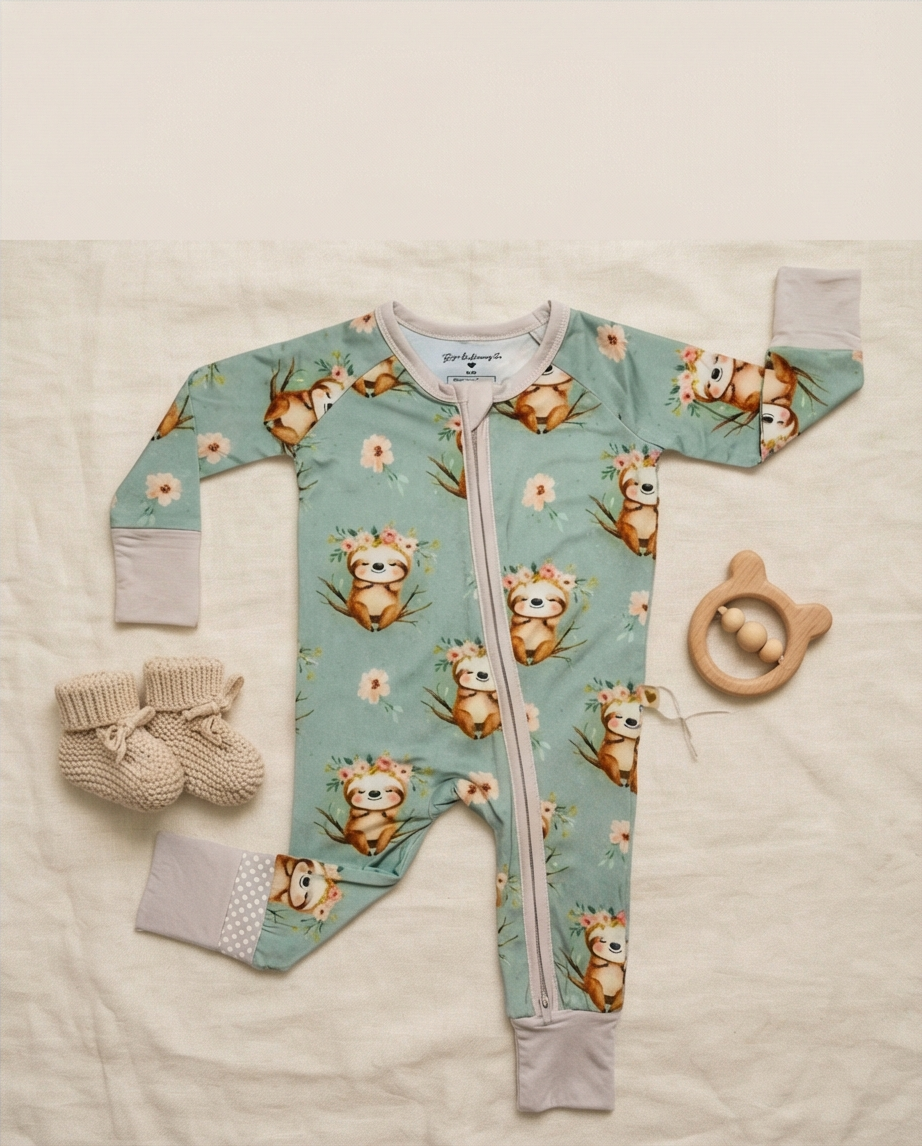 Sloth Dreams Bamboo Convertible Zippy