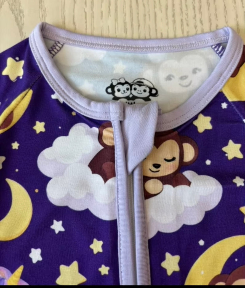 Moonlit Monkey Dreams Bamboo Convertible Zippy