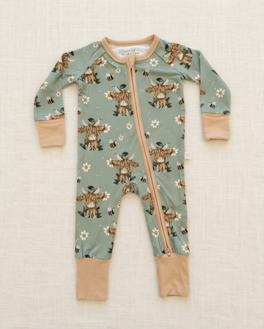 Zippy convertible de bambú Highland Honey Meadow