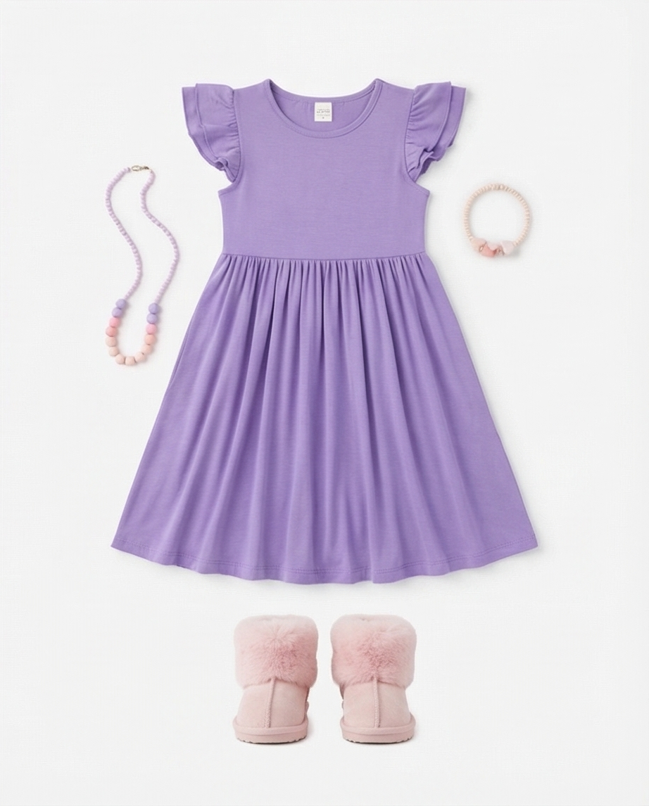 Aster Twirl Bamboo Twirl Dress