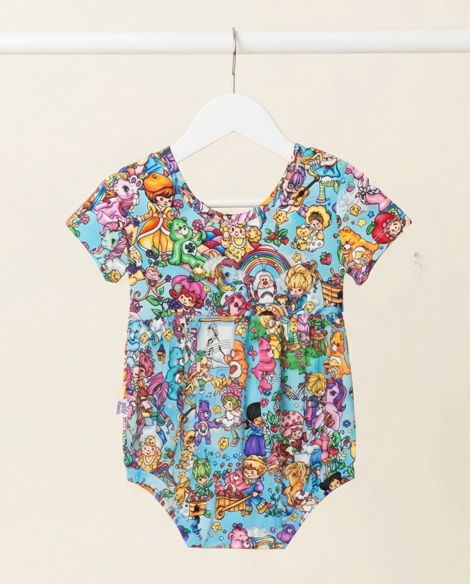 Rainbow Dream Parade Bamboo Bubble Romper