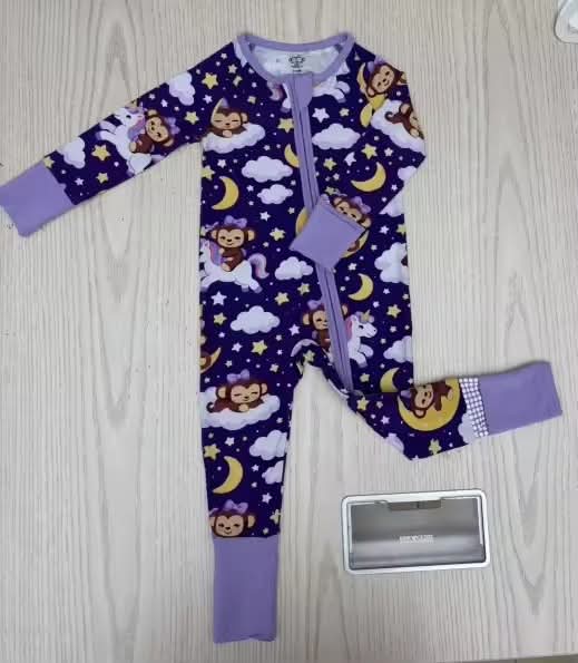 Moonlit Monkey Dreams Bamboo Convertible Zippy