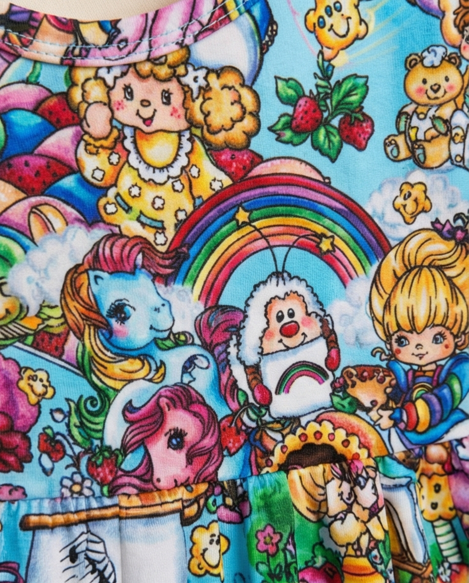 Rainbow Dream Parade Bamboo Bubble Romper