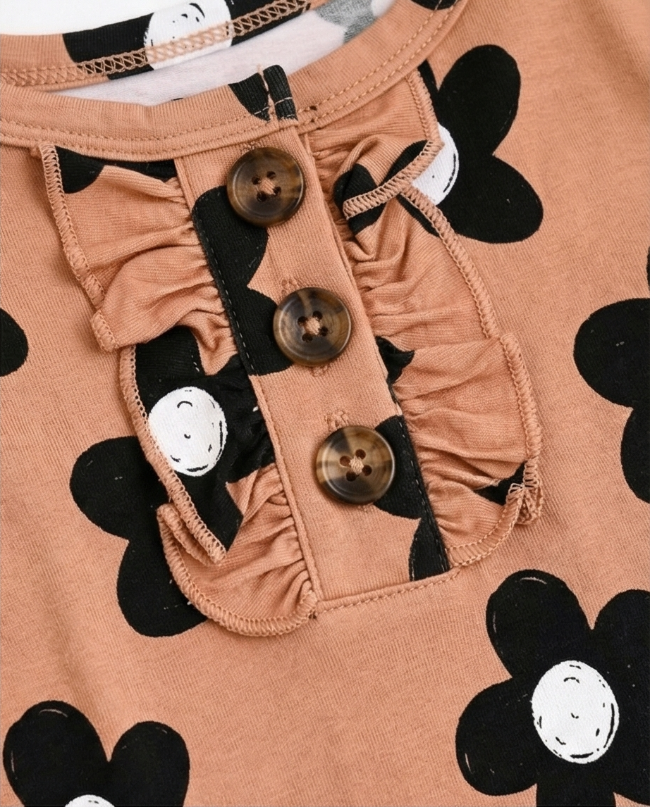 Cocoa Daisy Bloom Bamboo twirl dress